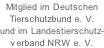 Mitglied im Deutschen Tierschutzbund e. V. und im Landestierschutz- verband NRW e. V.